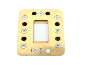 What are the advantages and disadvantages of common waveguide Pressure Window materials such as quartz glass and polytetrafluoroethylene?